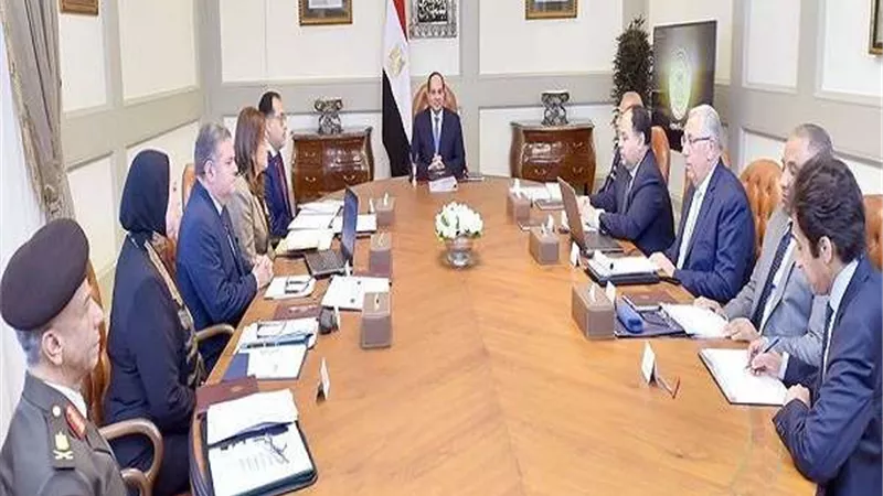 السيسي يتابع استراتيجية الدولة لتطوير صناعة الغزل والنسيج