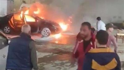 النيابة العامة تباشر التحقيق في حريق مبنى جهاز حدائق أكتوبر