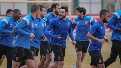 الأهلي يختتم استعداده اليوم لمواجهة طلائع الجيش
