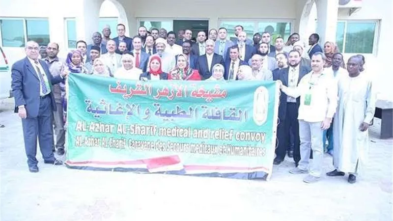 السيدة الأولى بتشاد تستقبل نائب رئيس جامعة الأزهر والسفير المصرى فى انجامينا