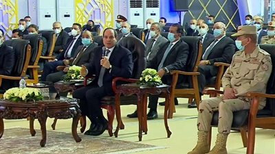 السيسي يشهد بدء موسم حصاد القمح بتوشكى.. فيديو