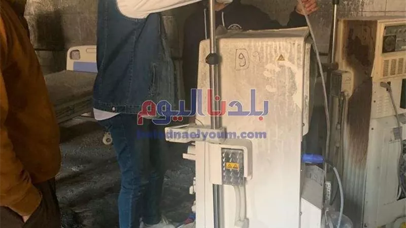 تفاصيل حريق قسم الأطفال بمستشفى ديرب نجم المركزي بالشرقية
