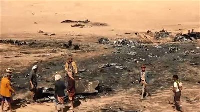 شاهد.. أول صورة لطاقم المقاتلة السعودية التي سقطت في اليمن