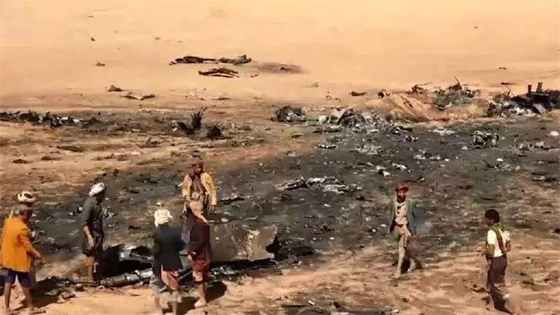 شاهد.. أول صورة لطاقم المقاتلة السعودية التي سقطت في اليمن