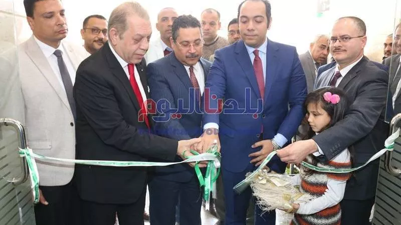 افتتاح الفرع الثالث لبنك التعمير والإسكان بمدينة منوف