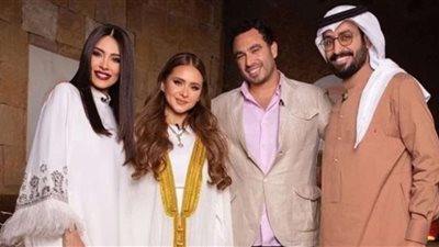 أشكرك جدًا وبحبك.. نيللي كريم تغازل زوحها بروسية على الهواء