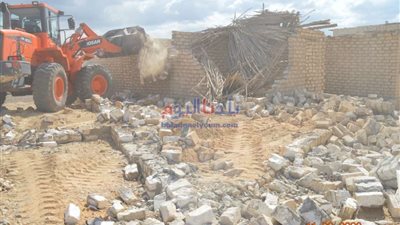 إزالة 1342 حالة تعديات ضمن الموجة الـ15 بالمنوفية