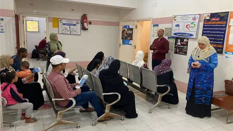 حملات وأنشطة توعية بعمروس بالتعاون مع مديرية الصحة بالمنوفية ضمن مبادرة 