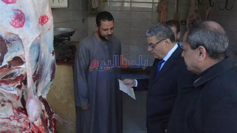ضبط 249 كيلو لحوم بلدية غير صالحة للاستهلاك بالمنيا