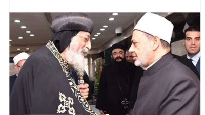 البابا تواضروس يهنئ شيخ الأزهر بعيد الفطر المبارك