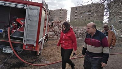 السيطرة على حريق بمنحل في مدينة قها