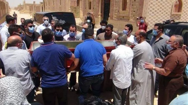 منذ قليل.. تشيع جثامين 13 شخصا من ضحايا غرق تروسيكل في ترعة السوالم بالبحيرة
