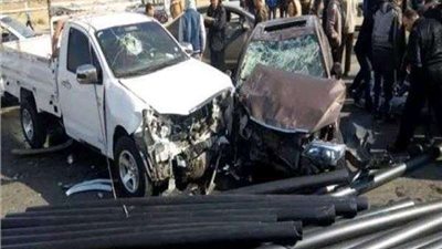 العثور على جثة شخص وإصابة 7 أشخاص في حادث بالمنيا