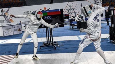 الثنائي محسن وياسين يتأهلان لدور الـ32 من بطولة سلاح سيف المبارزة