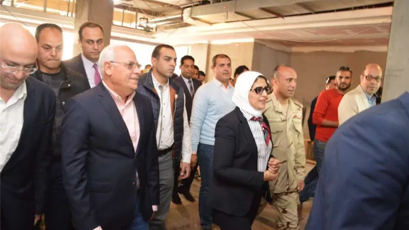 جولة تفقدية لوزيرة الصحة لمتابعة تطبيق منظومة التأمين الصحي الشامل