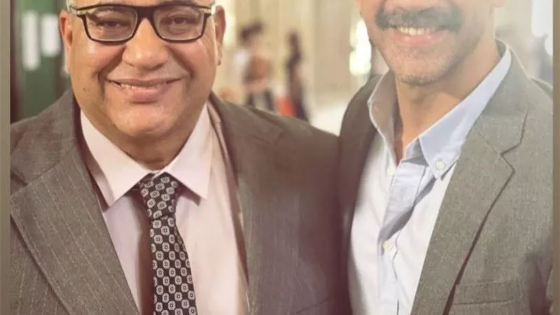 أستاذي الجميل اللي بينور.. أحمد مجدي يغازل بيومي فؤاد عبر الانستجرام