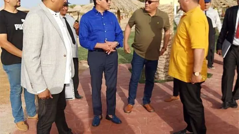 أول أيام عيد الفطر.. وزير الشباب والرياضة يتفقد المدينة الشبابية والرياضية بالغردقة