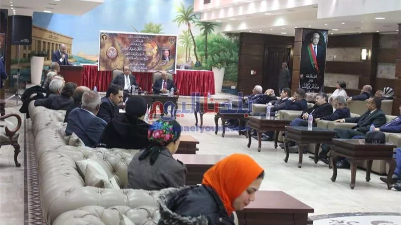 افتتاح الصالون الثقافي لنادي القضاءة بلقاء مفتوح مع مفيد شهاب (صور)