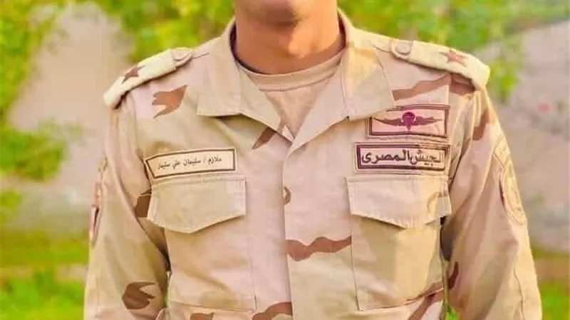 ننشر أول صورة للضابط سليمان علي سليمان شهيد الإرهاب في سيناء