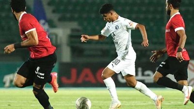 طلائع الجيش يتقدم على البنك الأهلي في الشوط الأول
