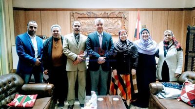 رئيس جامعة المنوفية يشهد لقاء 