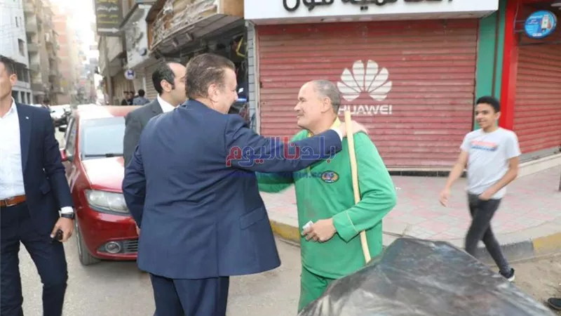 تفقد أعمال الرصف والتطوير بأشمون ومنوف وطريق تلا طنوب