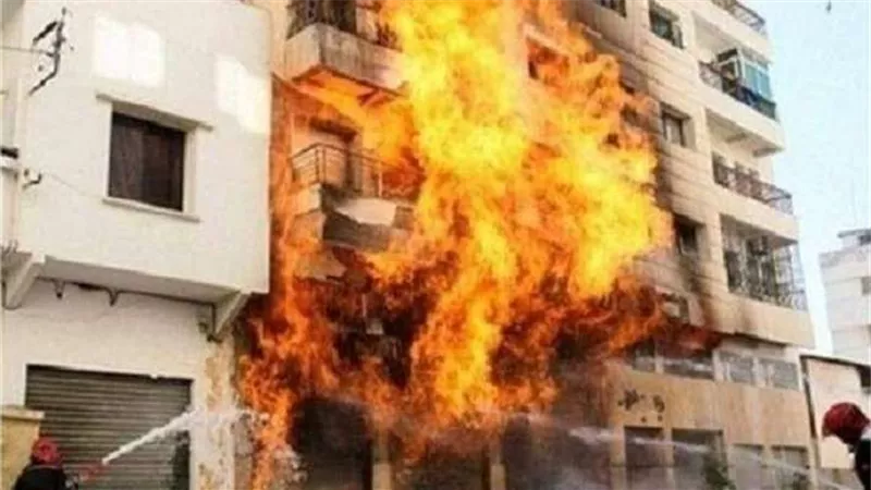 اندلاع  حريق داخل شقة سكنية بكرداسة