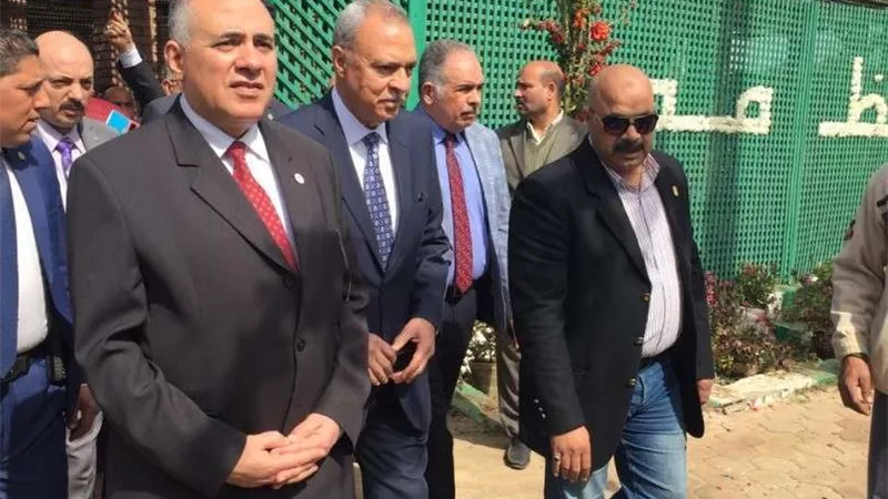 وزير الري يفتتح معرض زهور الربيع بالقناطر الخيرية