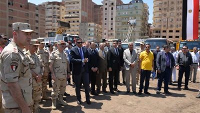 محافظ الدقهلية وقائد قوات الدفاع الشعبي والعسكري يشهدان بدأ فعاليات التدريب العملي المشترك صقر 92
