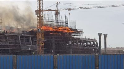 اندلاع حريق بمستشفى السلام ببور سعيد
