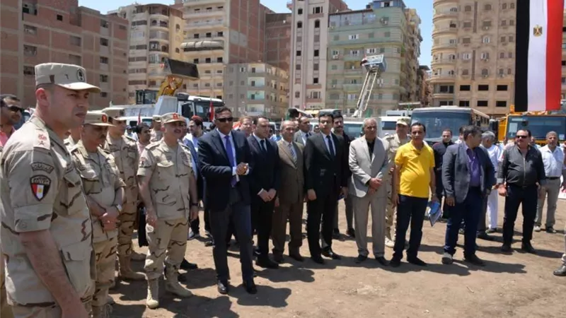 محافظ الدقهلية وقائد قوات الدفاع الشعبي والعسكري يشهدان بدأ فعاليات التدريب العملي المشترك صقر 92