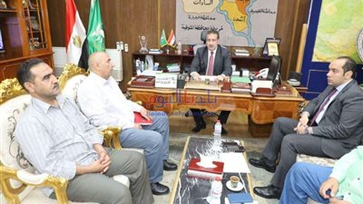 محافظ المنوفية يلتقي عدد من المستثمرين اليوم السبت