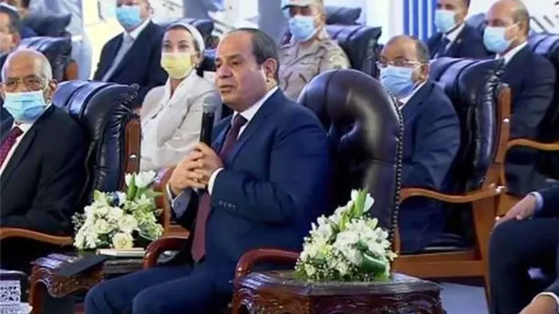 الرئيس السيسي: لما كيلو البامية يصل إلى 100 جنيه مش بقلق لأن المواطن المصري واعي