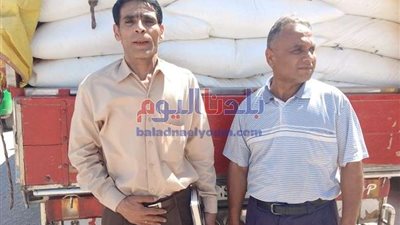 تموين بني سويف: ضبط سيارة محملة بــ 180 شيكارة سماد محظور تداوله