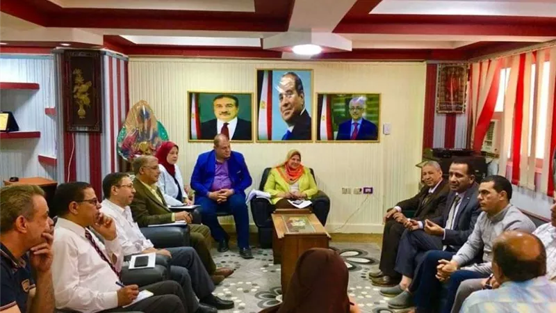 مدير تعليم المنوفية تلتقي مدير العلاقات العامة بشركة 