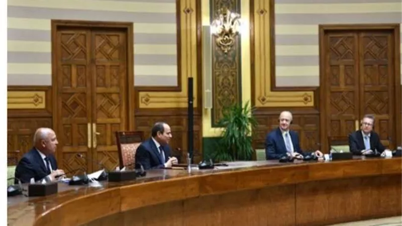 المستشار الألمانى يؤكد أهمية علاقات الشراكة المتينة بين مصر وألمانيا