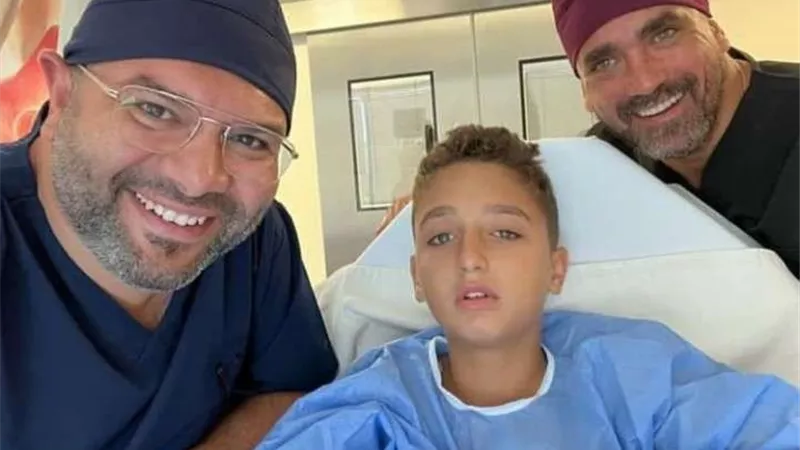 بعد خضوعه لعملية جراحية ..  نجل أمير كرارة يعود لمنزله غدا