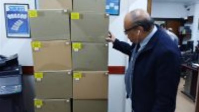 ضبط كمية من الكمامات بغرض بيعها في السوق السوداء بالقليوبية