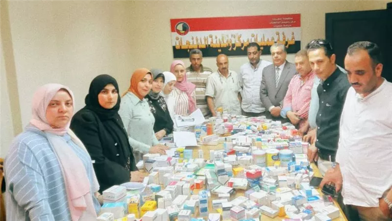 ضبط 4500 عبوة دواء غير مصرح بتداولها و2350 عبوة مستحضرات منتهية الصلاحية في البحيرة