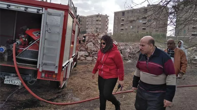 السيطرة على حريق هائل داخل شقة سكنية بالهرم