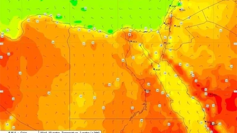شديد الحرارة.. حالة الطقس في مصر اليوم الخميس 9 يوينو 2022