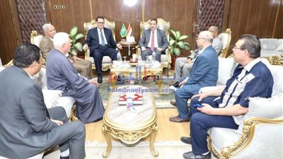 محافظ المنوفية يدشن قافلة الهلال الأحمر الطبية لتقديم خدمات صحية بالمجان لأهالي وأبناء المحافظة