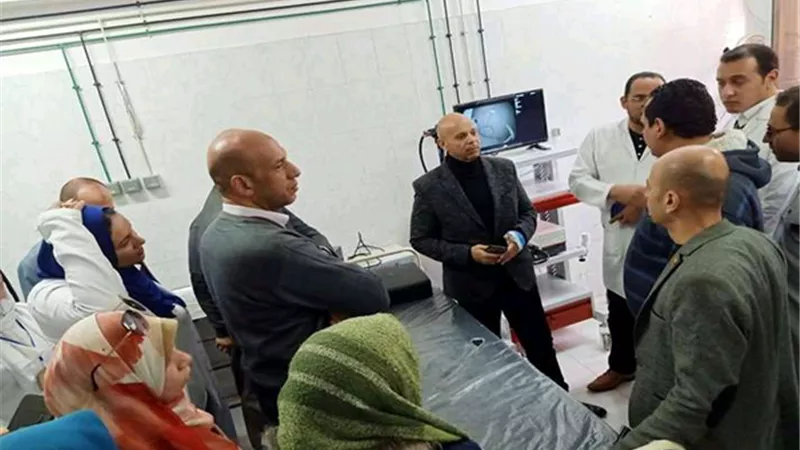 وكيل صحة الشرقية يتفقد مستشفى حميات الزقازيق لمتابعة سير العمل