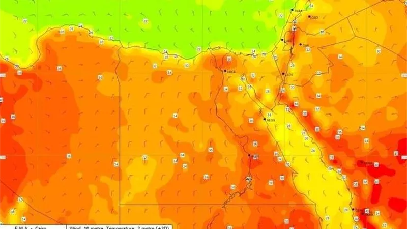 الأرصاد: اخرجوا دلوقتى  انخفاض في درجات الحرارة على شمال البلاد الآن
