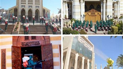 بالفيديو.. القوات المسلحة تنفذ عمليات تعقيم لمشيخة الأزهر ودار الإفتاء والكاتدرائية