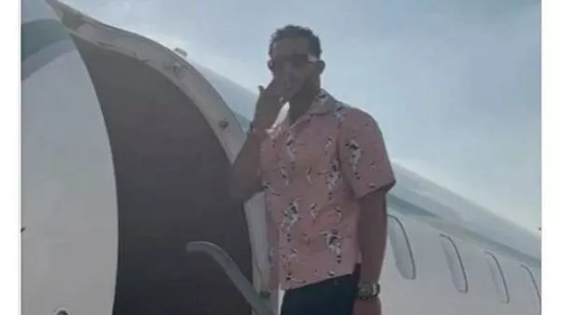 من الطائرة .. محمد رمضان يشوق جمهوره لحفله بالأردن