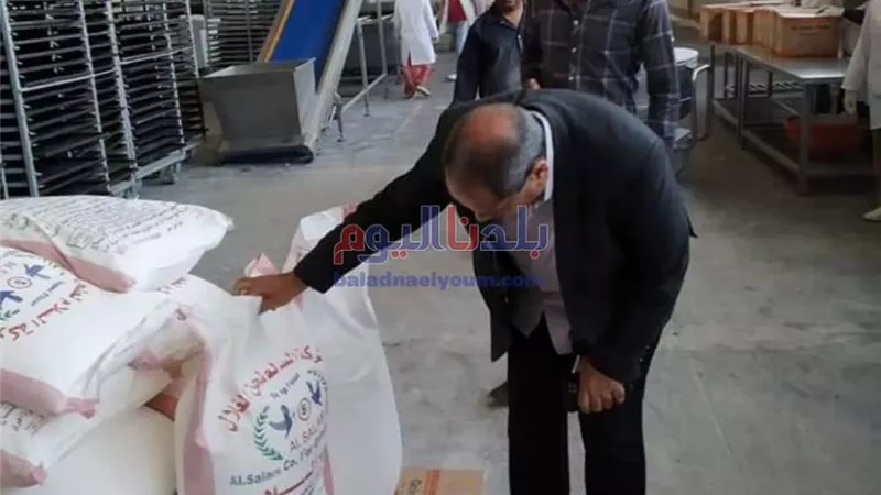 ضبط 7 طن سلع غذائية بمصنع غير مرخص بالقناطر الخيرية