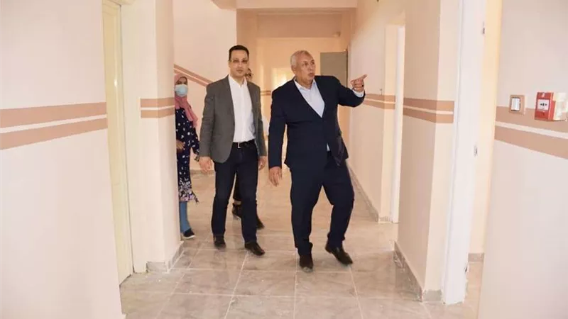 الزملوط و هندي يتفقدان مقر المبنى الإداري الجديد