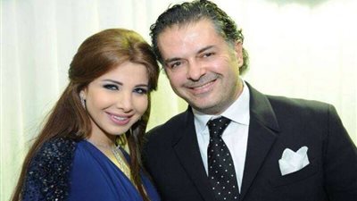 نانسي عجرم تساند راغب علامة بعد نجاة ابنه من حادث سيارة