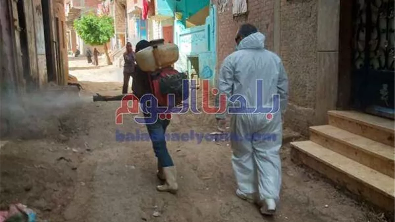 محافظ المنوفية: استمرار أعمال رش وتطهير المنشآت الحكومية وفض الأسواق